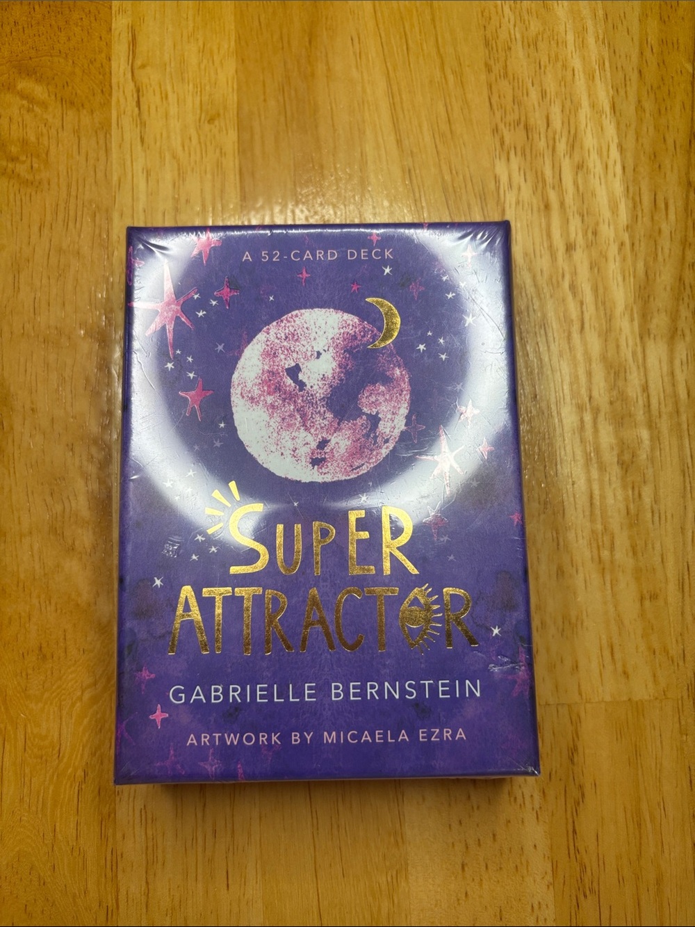 Super Attractor 52-Card Deck by Gabrielle Bernstein - Purple & Gold